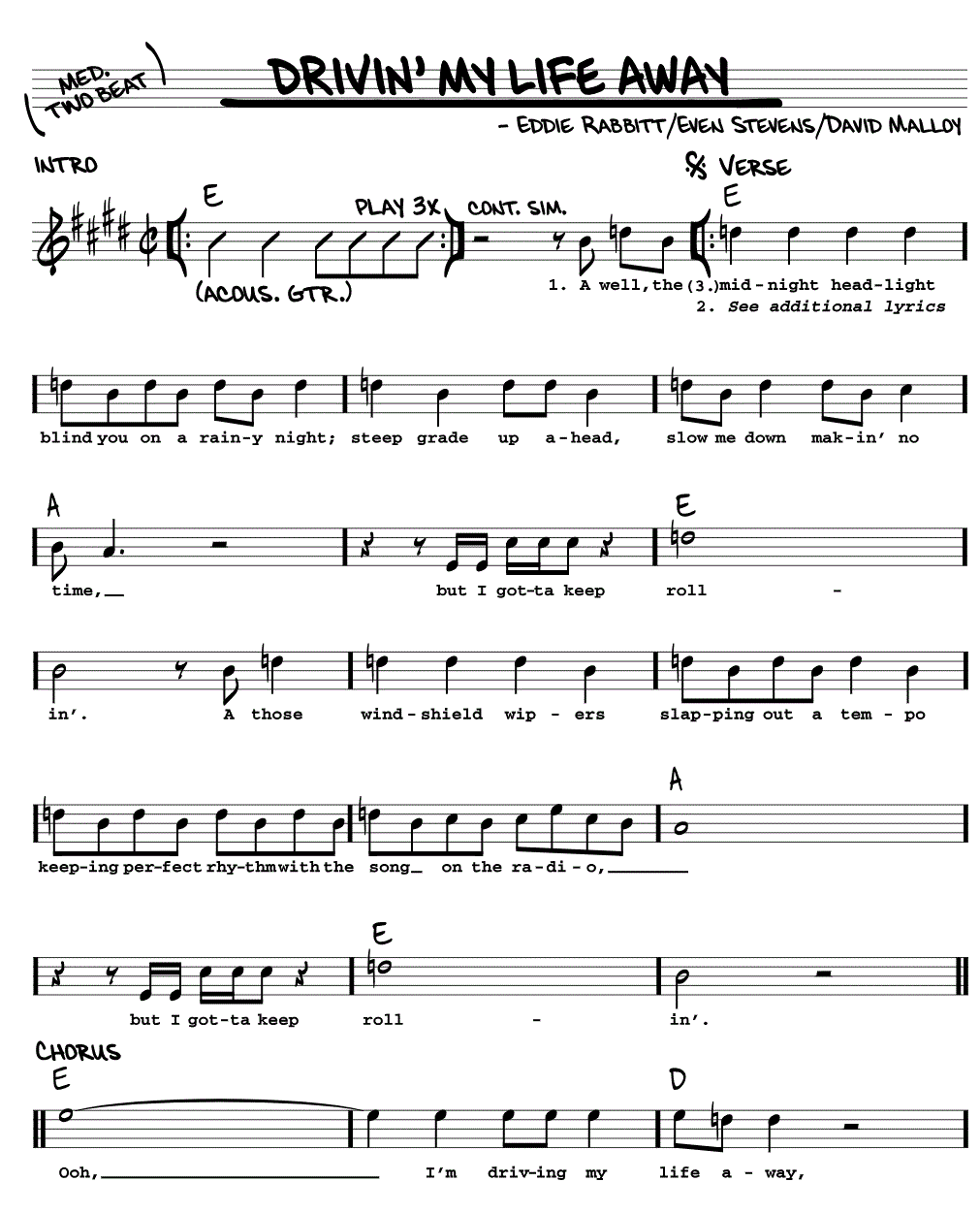 Sheet Music